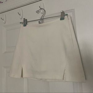 Zara White Skort